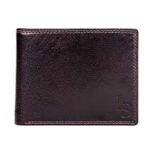LOUIS STITCH Mens Wallet Brown RFID Blocking Italian Leather Extendable RFID Blocking Italian Leather Wallets for Men Ultra Slim Credit Card Holder |Prague_Eudt|
