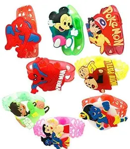 2 Pcs Cartoon Character Kids Children LED Light Rakhi Wristband | | rakhi || rakhi set || rakhi for brother || rakhi combo || bhaiya bhabhi rakhi..