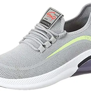 Klepe Mens F19 White Gray Lime Running Shoes - 10 UK (FKT/F19)
