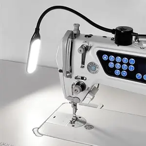 Magnetic Mounting LED Sewing Machine Light, 30 LEDs, for Home Study Night Work, Black