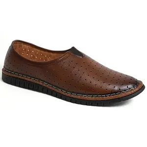 Botha Saccucci Men's Tan Slip-On Casual Shoes