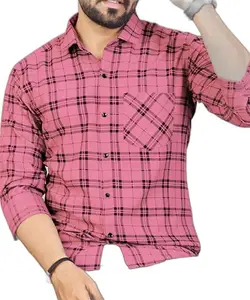 Men Checkered Casual Multicolor Shirt (PK19SH1095P-XL)