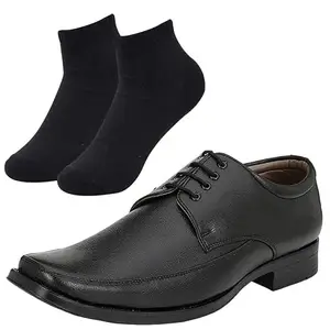 Vitoria l Men Boder Black Formal Shoes with Black Socks/10