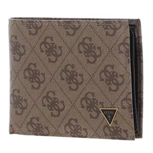 GUESS Mito Beige Printed Bi-Fold Wallet