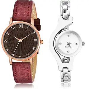 NEUTRON Diwali Analog Brown and White Color Dial Women Watch - GW49-G70 (Pack of 2)