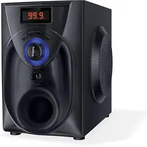 FINGERS Challenger 2.1 Speaker (18 W Stereo Powerful Bass | Bluetooth, FM, USB, SD, AUX (RCA) | Remote Control)