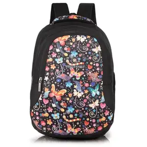 WORLD SMILE Extra Large Size 35L Waterproof Rucksack Bags for Men/Trekking Bags for Men, Polyester Navy | With Laptop Compartment & Rain cover | Travel Backpack for Men & Women GR-08