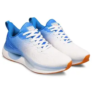 Sspoton Sspot On Rebound Men's Sports Shoes | Running | Training & Gym Shoes (White-D.Grey-Sky) _10UK
