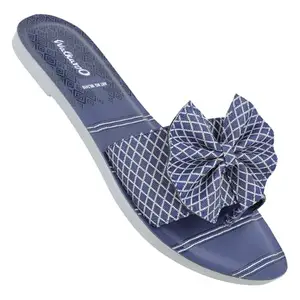 WALKAROO WL7410 Womens Sandals for dailywear and regular use for Indoor & Outdoor - Midnight Blue