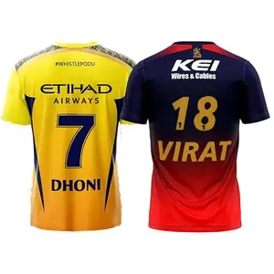 Raavi colors CSK & RCB Cricket Jerseys – Play Bold & Roar in Yellow