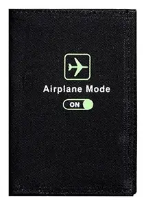 Eco Corner - Airplane Mode - Passport Folder - 100% Cotton/Washable/Printed/Flap Closure