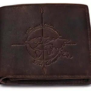 URBAN FOREST Atlas Brown Leather Wallet for Men