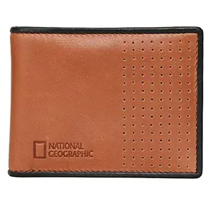 National Geographic Crater Goat Leather Mens Wallet Tan (NWCO201)