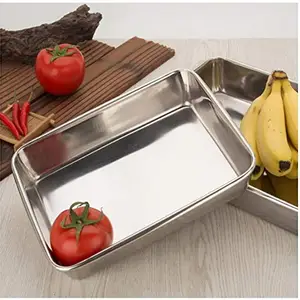 JOWEL Stainless Steel Baking Tray Toaster Oven Sheet Pan, 8''x10''x2''