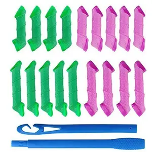 AASA Hair Curlers Spiral Curls Styling Kit, DIY Hair Curlers for Long/Short Hair Magic Hair Rollers with Styling Hooks for Hairstyles (Multicolor)
