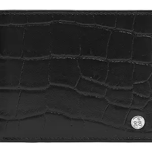 eske Will Genuine Leather Mens Bifold Wallet - Printed Pattern - 8 Card Holders