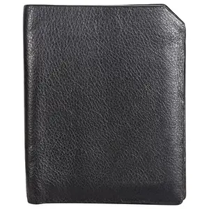 Leatherman Fashion LMN Genuine Leather Men Black Brown Wallet Fisher (6cc Card Slots)