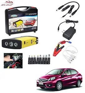 AUTOADDICT Auto Addict Car Jump Starter Kit Portable Multi-Function 50800MAH Car Jumper Booster,Mobile Phone,Laptop Charger with Hammer and seat Belt Cutter for Honda Amaze Old