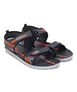 PARAGON PUK2227G Sandals for Men | Durable, Comfortable & Lightweight Sandals with Adjustable Velcro Strap & Back Loop for Good Fitting | Easily Washable | Ideal for Outdoor Use Blue