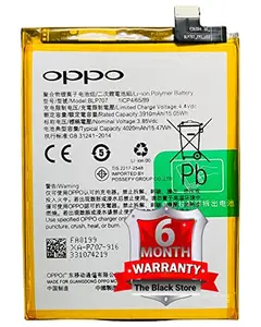 The Black Store Original Mobile Battery for Oppo F11 CPH1913 CPH1911 4020mAh (BLP707 with 6 Months Warranty)