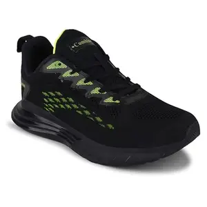 COMBIT Netflix-2 Men's Sports Running Shoes | Hiking & Trekking Shoes (Navy Blue & Green) - 10UK