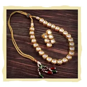 6mm Line Cutovel Bigpaan Necklace | Jewellery Set #N23 (2)