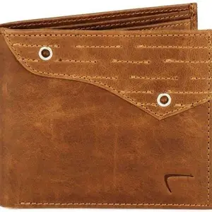 Fume Men Brown Leather Wallet