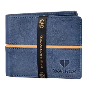 Walrus Brye III Brown Nature Friendly Vegan Leather Men Wallet with RFID Protection