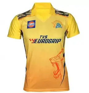 Generic Thala Dhoni 7 CSK Tshirt 2022-2024_Cricket (Men & Boys)(Medium 38) Multicolour