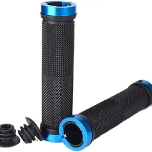 NSV Bike Handle Grips Silicone Lock-on Bicycle Handle Bar for MTB, BMX Mountain