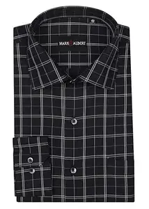 MARK & ALBERT Men's Cotton Formal Shirt
