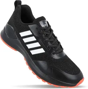 WALKAROO Gents Black Sports Shoe (WS9089) 9 UK