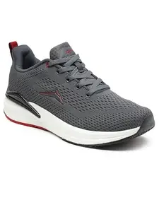 JQR SPACEXX Men's Sports Running Shoes Knitting Upper Lace Up Design Soft Cushioned Memory Foam Insole Extra Grip Anti Skid Comfortable Lightweight Durable for Gym, Walking, Jogging & Everyday