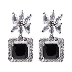 LaaLi E14 American Diamond Stone Premium Fancy Earing For Women & Girls