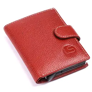 Leatherstile Brown Women's Wallet (Red)