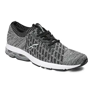 FURO Sports Lt.Grey/Black Men Sports Shoes Lace Up Running R1032 047_6