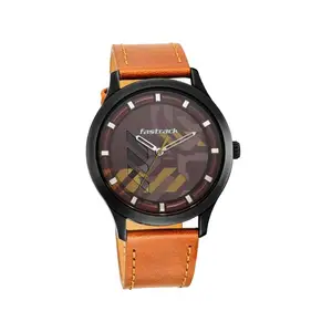 Visit the Fastrack Store Fastrack Analog Brown Dial Men's Watch-3250NL02/NP3250NL02