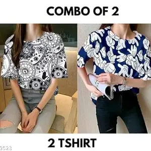 Trendy Women’s T-Shirt – Soft, Stylish, and Comfortable Tee for Everyday Fashion and Casual Wear Design No SH-P3899-XL