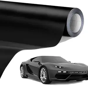 GK Trading Starlite Enterprises Black Matte Vinyl Car Wrap Sheet Roll Film Sticker Decal, Waterproof Car Styling Wrap Auto Vehicle Detailing Accessories Motorcycle
