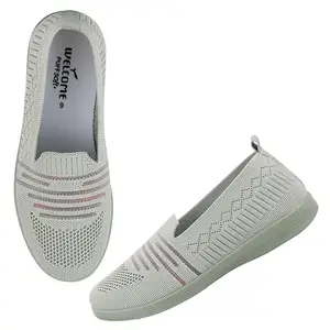 URJO KNIT-20 Women's Lightweight Walking Shoes Super Flexible Comfortable Casual Running for Everyday Wear Shoe for Women by Welcome W Knit 20-Mint_8