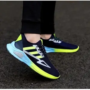 Casual Shoe for Men. Sports/Running/Casual/Daily use - BZ_202BlackYellow_6 Yellow