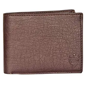 Fashnet Men 10X12X1.5 cm Artificial Leather Purple Wallet