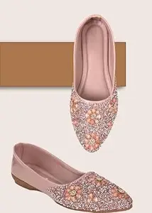 Rehan Traders Stylish Flat Bellies Or Ballerina Loafer For Women| Comfortable, Lightweight, Anti Slip|SL_46