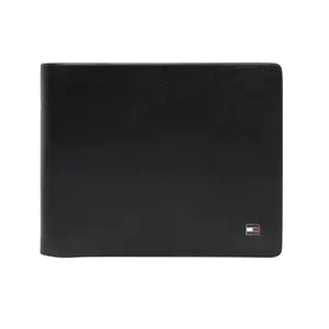 TOMMY HILFIGER Wallet of Men, Black-Small, Northbrook | Wallet for Men Leather Original