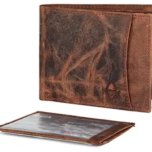 HideChief Tan Premium Genuine Leather Wallet(HCRW337)