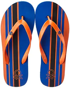 United Colors of Benetton Men's Royal Flip-Flops - 8 UK/India (42 EU)