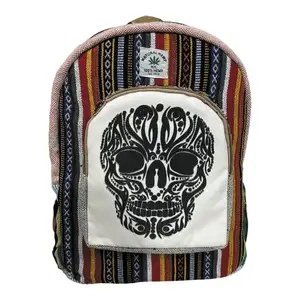 Kashish Enterprises Laptop Backpack Backpack/Traveller Bag/School Bag/Laptop Bag, A Great Product (Black Skull Designed) (Multicolor)