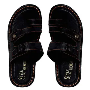 Style Height Slippers for Mens&Boys Black