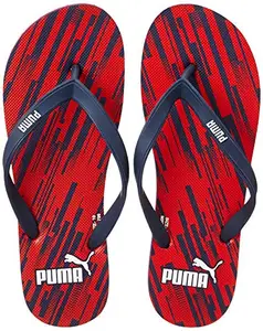 Puma Men's Neon 2 Peacoat-High Risk Red Flip Flop-10 Kids UK (37244707)