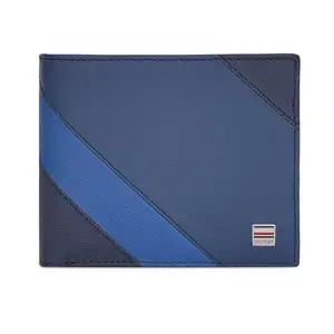 Tommy Hilfiger Colfax Men Leather Global Coin Wallet - Navy, No. of Card Slot - 4